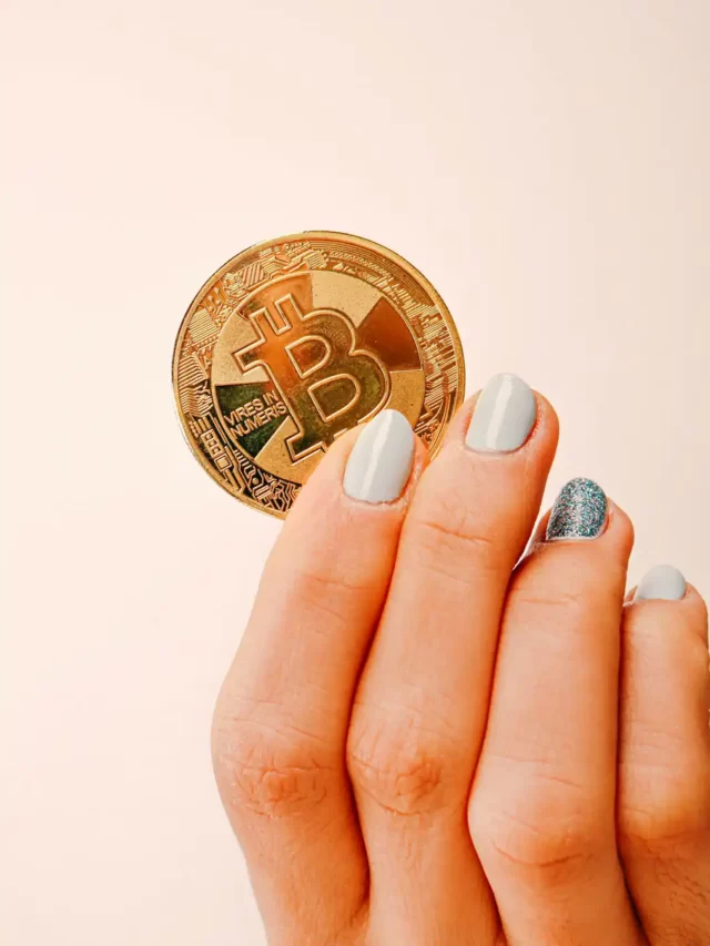 bitcoin coin closeup view bitcoin